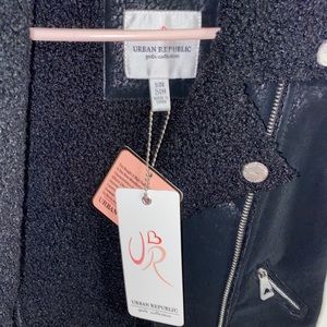 Urban republic moto shepherd toddler unisex jacket black